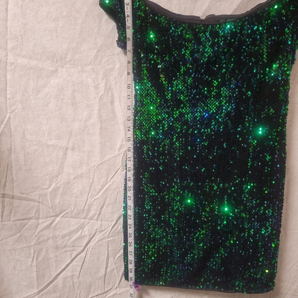 Amazing sparkly sequin mermaid dress bodycon wiggle dress - Picture 5 of 6